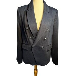 Jules & Leopold Blue Double-Breasted Blazer